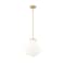 Z-Lite Newbury 1 Light Pendant, 13in. W x 14.25in. H, Modern Gold 7512P13-MGLD - alternate 7